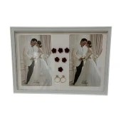 T.Concept Led Işıklı 2’li Fotoğraf Çerçevesi Beyaz 13x18 cm - 2