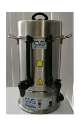 CVS Dn 91105 . 40 Bardak Elektrikli Termostatlı 4 Lt Paslanmaz Çelik Semaver Çay Otomatı Makinesi - 1