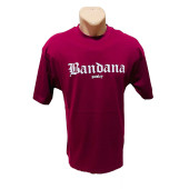 Bordo Erkek Bandana Tişört - 1