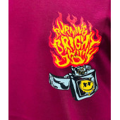 Bordo Erkek Zippo Tişört - 3