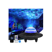 TechTic Ufo 3in1 Starry Galaxy Projektör Yıldız Gece Lambası Bluetooth Hoparlör - 1