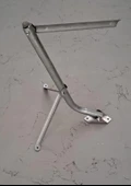 UYDU ANTENİ ÇANAK İÇİN L AYAK - L BORU ( ÇAP : 3 cm ) ( UYDU ÇANAĞI- ÇANAK ANTEN YER & DUVAR MONTAJ AYAĞI ) - 6