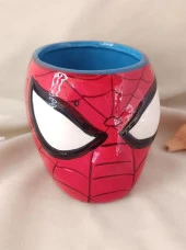 Kupa Kahve Bardak Marvel Comics Örümcek Adam 3D Tasarım 580 ml Su Bardağı - 1