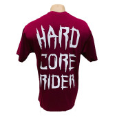 Bordo Hard Core Oversize Erkek Tişört - 2