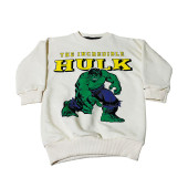Hulk Baskılı Marvel Bej Erkek Çocuk Eşofman Pijama Alt Üst Takım - 2