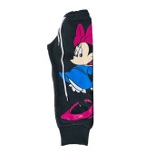Minnie Mouse Çizgi Karakterli Antresit Kız Çocuk Eşofman Pijama Alt Üst Takımı - 4