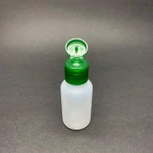 30 cc Naturel PE Şişe  - Yeşil Fliptop  Kapaklı- 30ml PE Esnek Şişe- x 10 Adet thumbnail 2