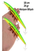 2 Adet 18cm 24gr.Rapala Lures  Balık Yemi Yapay Yem Suni Yem Maket Balık Jig Yem - 8