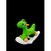 Sallanan Yeşil Dinazor Sallanan ve Tekerlekli Dino thumbnail 1