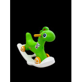 Sallanan Yeşil Dinazor Sallanan ve Tekerlekli Dino thumbnail 2