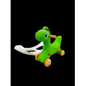 Sallanan Yeşil Dinazor Sallanan ve Tekerlekli Dino thumbnail 3