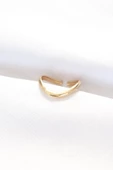 Yassı Gold Renk Ayarlanabilir Yüzük - TJ-BYK3101 - 1