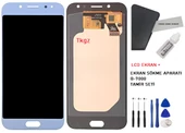 Samsung Galaxy J5 PRO - SM-J530F Lcd Ekran Dokunmatik Orijinal Kalite MAVİ + B-7000 + TAMİR SETİ - 1