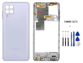 Samsung Galaxy A22  - SM-A225F  4G FULL Kasa Arka Kapak Takım MOR - TAMİR SETİ - 1