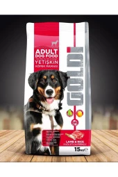 Goldi Kuzu Etli Pirinçli Yetişkin Köpek Maması 15 Kg Goldi Köpek - 1