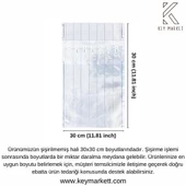 50 Adet-Paket 30x30 cm Airpack Ambalaj Torbası Airbag Havalı Poşet Dayanıklı Paketleme - 5