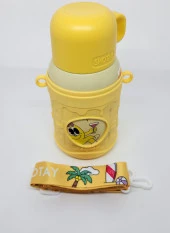Shotay ST-8817 Cartoon 480ML Termos Matara Sarı - 1
