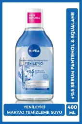 Nivea Yenileyici Micellar Makyaj Temizleme Suyu 400ml, Serum İçerikli, Pantenol, Yorgun Görünen Ciltler thumbnail 1
