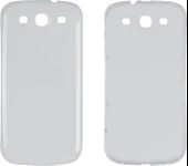 Samsung Uyumlu Galaxy S3 İ9300 Arka Kapak Beyaz - 1