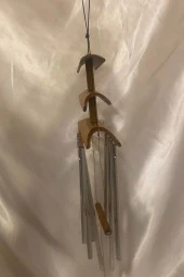 Deprem Zili Çanı Rüzgar Çanı Zili Feng Shui Ejderha Yılı Koruma Şık Borulu Bambu Katlı Pagoda thumbnail 4