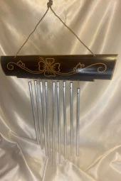 Deprem Zili Çanı Rüzgar Çanı Zili Feng Shui Ejderha Yılı Koruma Şık Borulu thumbnail 3