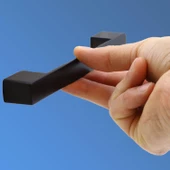10 Adet Gölcük Düz Siyah Mobilya Mutfak Dolap Çekmece Dolabı Metal Kulpu Kulbu Kulpları 160 mm - 4