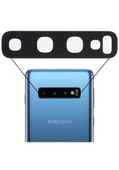 Samsung Uyumlu Galaxy S10 Plus Kamera Camı Siyah - 1