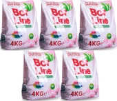 BorLine Matik Toz Çamaşır Deterjanı 20KG (Renkliler İçin) 130 Yıkama (5PK*4KG) - 1