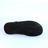 Moda Ayakkabı 01142 Siyah %100 Deri Yazlık Günlük Erkek Terlik - 8