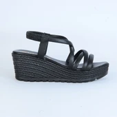 Moda Ayakkabı 01123 Şanzelize Bayan Sandalet - 2