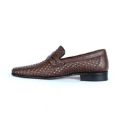 Moda Ayakkabı 01141 %100 Deri Kösele Günlük Erkek Kundura - 3