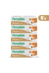 Feradisin Gimdes Helal Sertifikalı Diş Macunu Misvak Özlü 5 Li Set - 1
