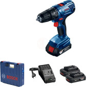 Bosch Akülü Darbeli Vidalama Matkabı GSB 180-LI (2 x 2,0 Ah Akü) - 1