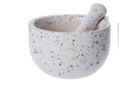 TANTİTONİ STONWARE 330 ML HAVAN BEYAZ 12,7 X 10,7 X 6,5 CM - 1