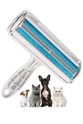 Hazneli Kedi Köpek Evcil Hayvan Kazak Kıyafet Elbise Halı Yatak Tüy Temizleyici Kıl Toz Toplayıcı - 2