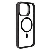 Vendas iPhone 15 Pro Kılıf Magsafe Wireless Şarj Özellikli Standlı Zore Magsafe Klon Lensli Kapak - 10