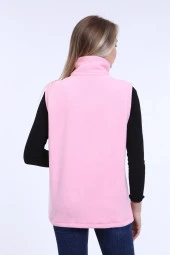 Store Kadın Polar Yelek Tam Fermuarlı Outdoor Spor Yelek 3cepli - 5
