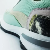 Janestt Kadın Hakiki Deri Bağcıklı Fermuarlı Sneaker 113-2921 - 6