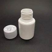 60 cc Tablet Şişesi  - Kilitli Kapaklı- 60ml İlaç Şişe- x 10 Adet thumbnail 2