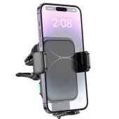 Coofbe Havalandırma Girişli Sarsılmaz 15W Kablosuz Araç Şarj Cihazı Ve Araç Telefon Tutucu Araç Şarjı - 1