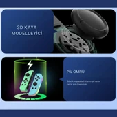 Cosmostech NS Switch Uyumlu 2'li J-C Joycon PAD Controller Gamepad Oyun Kolu Turkuaz-Yeşil thumbnail 3