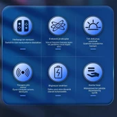 Cosmostech NS Switch Uyumlu 2'li J-C Joycon PAD Controller Gamepad Oyun Kolu Turkuaz-Yeşil thumbnail 10