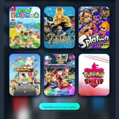 Cosmostech NS Switch Uyumlu 2'li J-C Joycon PAD Controller Gamepad Oyun Kolu Turkuaz-Yeşil thumbnail 9