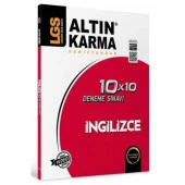 Altın Karma Yayınları 8. Sınıf LGS İngilizce 10 x 10 Deneme - 1
