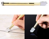 Elmas Kalem Cam Kesici Fayans Kesici Kendinden Yağlama Yağı Besleme Uçlu Cam Kesici Metal Saplı - 5