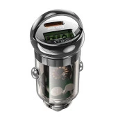 Coofbe PD30W Araç Çakmaklık Şarjı Ve Type-C Şarj Kablosu Type-C Girişli Araç Çakmaklık Hızlı Şarj Aleti - 1