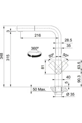 Armatür Mythos Doccia Paslanmaz Çelik - 2