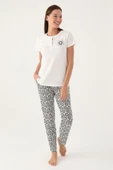 Pierre Cardin 8785 Good Kadın Kısa Kol Pijama Takımı - 1