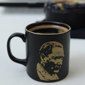 Keramika Keraart Gold Ay yıldız Özel Teneke Kutulu Atatürk Kupa 10 Cm - 4