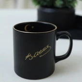 Keramika Keraart Gold Ay yıldız Özel Teneke Kutulu Atatürk Kupa 10 Cm - 6